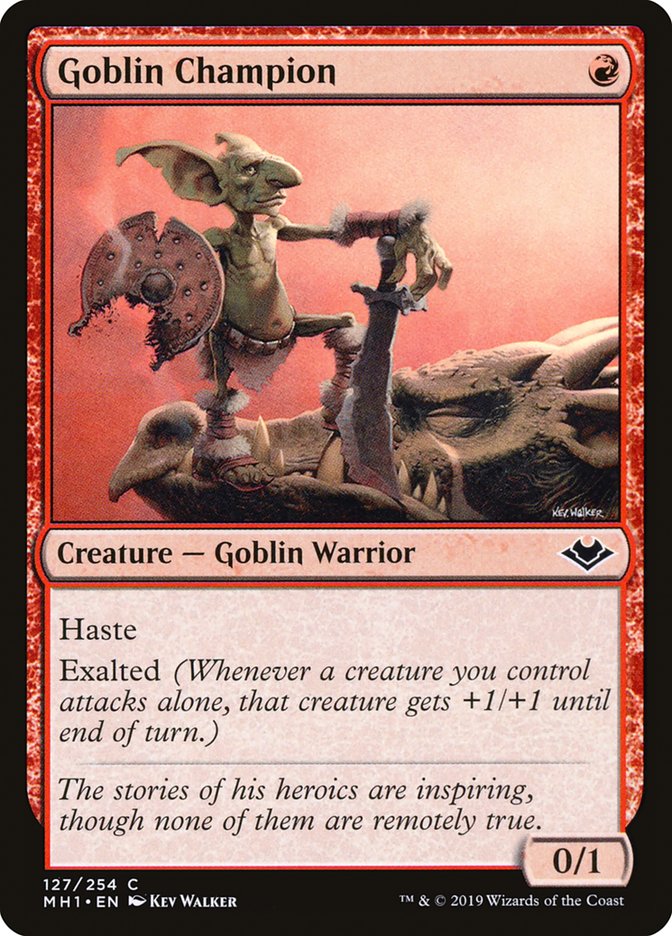 Goblin Champion [Modern Horizons] - The Mythic Store | 24h Order Processing