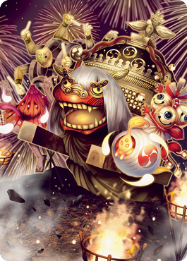 March of Reckless Joy Art Card [Kamigawa: Neon Dynasty Art Series] - The Mythic Store | 24h Order Processing