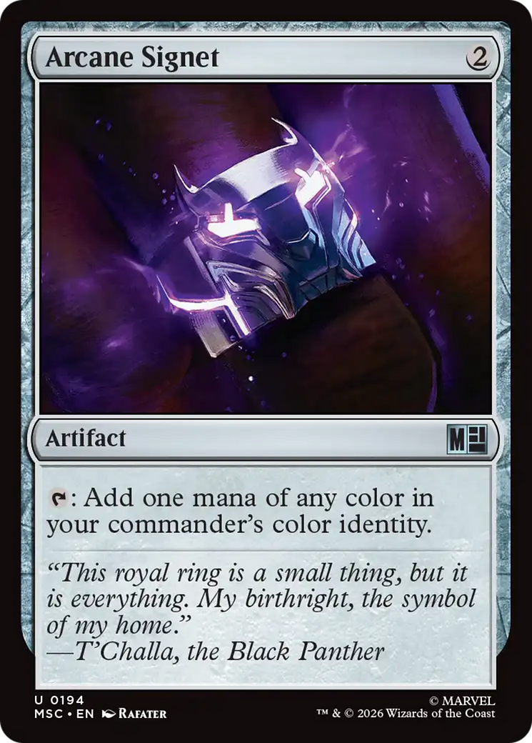 Arcane Signet (0194) (Surge Foil) [Marvel Super Heroes Commander] - The Mythic Store | 24h Order Processing