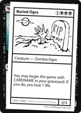 Buried Ogre (2021 Edition) [Mystery Booster Playtest Cards] - The Mythic Store | 24h Order Processing