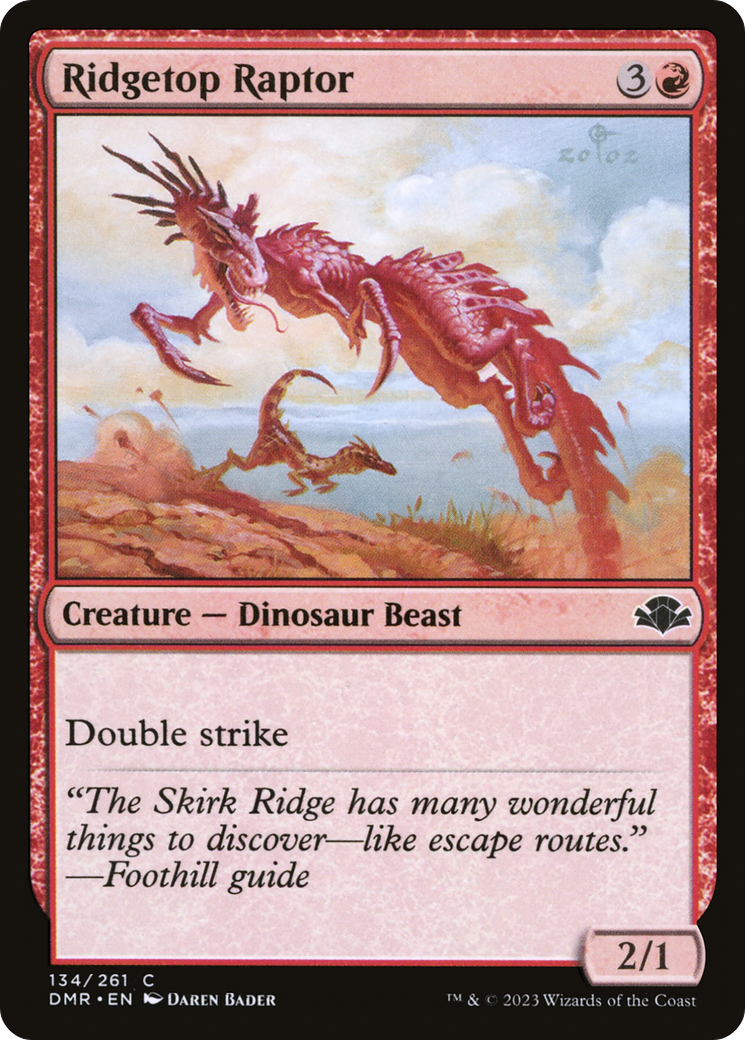 Ridgetop Raptor [Dominaria Remastered] - The Mythic Store | 24h Order Processing