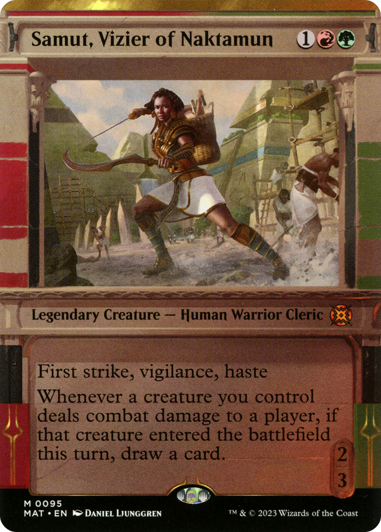 Samut, Vizier of Naktamun (Showcase) [March of the Machine: The Aftermath] - The Mythic Store | 24h Order Processing