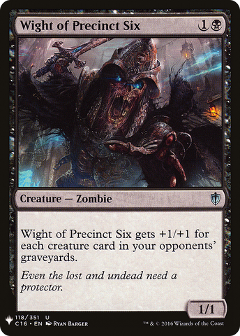 Wight of Precinct Six [Mystery Booster] - The Mythic Store | 24h Order Processing