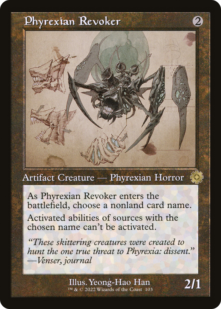 Phyrexian Revoker (Retro Schematic) [The Brothers' War Retro Artifacts] - The Mythic Store | 24h Order Processing