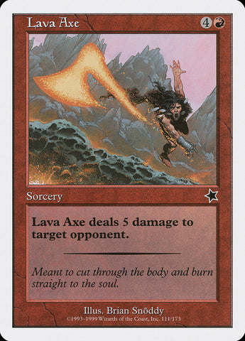 Lava Axe [Starter 1999] - The Mythic Store | 24h Order Processing