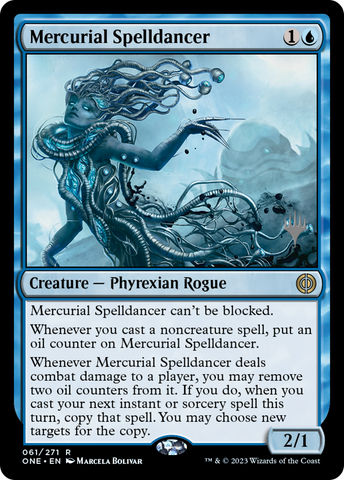 Mercurial Spelldancer (Promo Pack) [Phyrexia: All Will Be One Promos] - The Mythic Store | 24h Order Processing