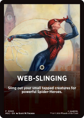 Web-Slinging Theme Card [Marvel Super Heroes Commander] - The Mythic Store | 24h Order Processing