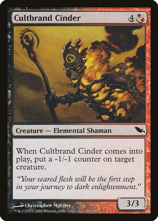 Cultbrand Cinder [Shadowmoor] - The Mythic Store | 24h Order Processing