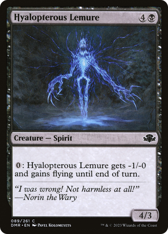 Hyalopterous Lemure [Dominaria Remastered] - The Mythic Store | 24h Order Processing
