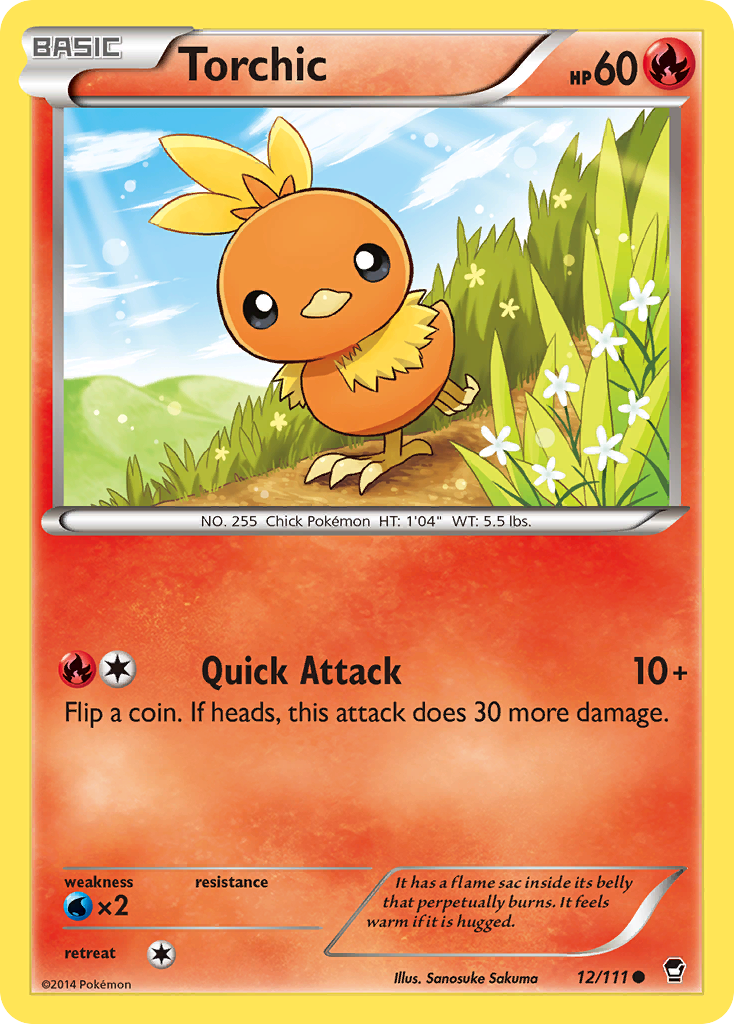 Torchic (12/111) [XY: Furious Fists] - The Mythic Store | 24h Order Processing