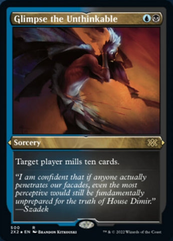Glimpse the Unthinkable (Foil Etched) [Double Masters 2022] - The Mythic Store | 24h Order Processing