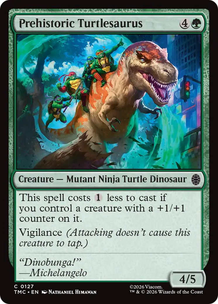 Prehistoric Turtlesaurus [Teenage Mutant Ninja Turtles Commander] - The Mythic Store | 24h Order Processing