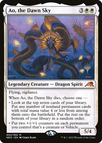 Ao, the Dawn Sky (Promo Pack) [Kamigawa: Neon Dynasty Promos] - The Mythic Store | 24h Order Processing