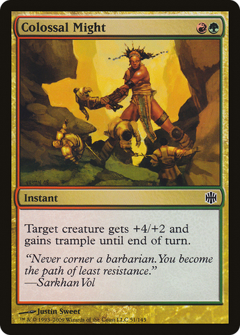 Colossal Might [Alara Reborn] - The Mythic Store | 24h Order Processing