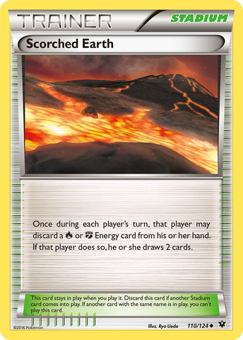Scorched Earth (110/124) [XY: Fates Collide] - The Mythic Store | 24h Order Processing