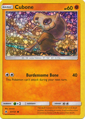 Cubone (57/131) (General Mills Promo) [Sun & Moon: Forbidden Light] - The Mythic Store | 24h Order Processing
