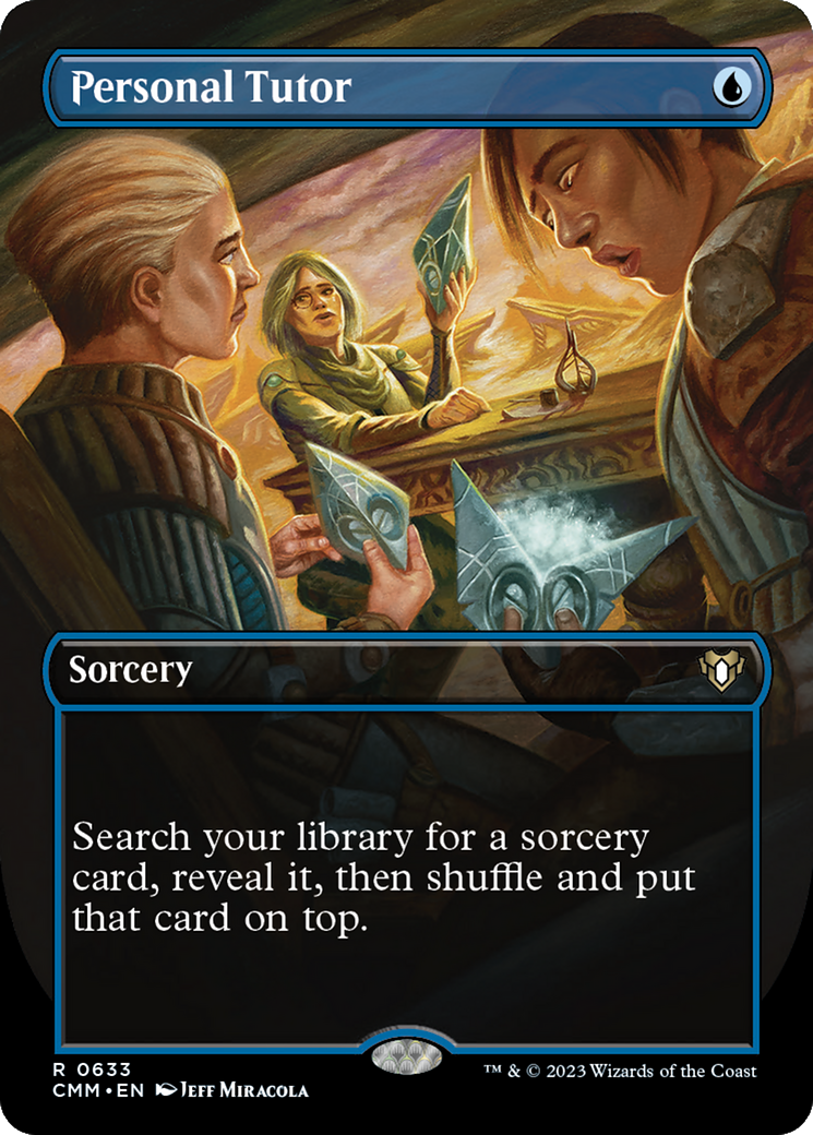 Personal Tutor (Borderless) [Commander Masters] - The Mythic Store | 24h Order Processing