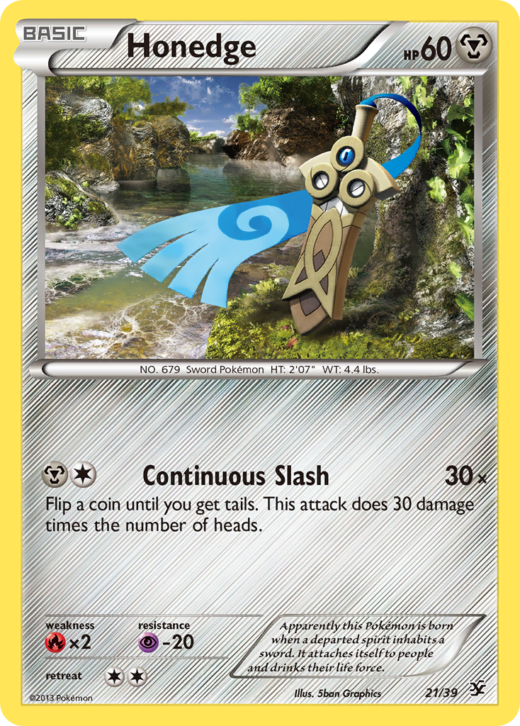 Honedge (21/39) [XY: Kalos Starter Set] - The Mythic Store | 24h Order Processing