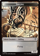 Inkling (0007) // Spirit (0011) Double-Sided Token [Secrets of Strixhaven Tokens] - The Mythic Store | 24h Order Processing