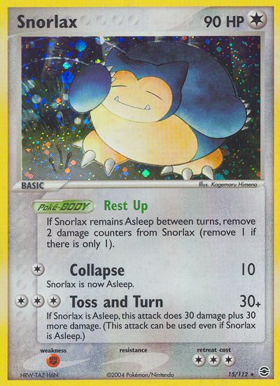 Snorlax (15/112) [EX: FireRed & LeafGreen] - The Mythic Store | 24h Order Processing