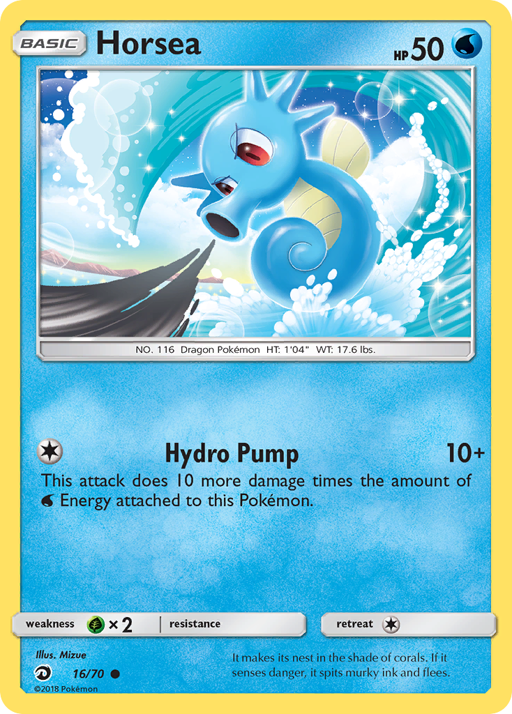 Horsea (16/70) [Sun & Moon: Dragon Majesty] - The Mythic Store | 24h Order Processing