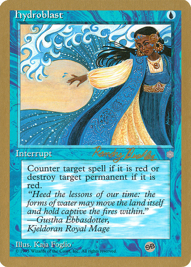 Hydroblast (Randy Buehler) (SB) [World Championship Decks 1998] - The Mythic Store | 24h Order Processing