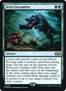 Feral Encounter [Wilds of Eldraine Prerelease Promos] - The Mythic Store | 24h Order Processing