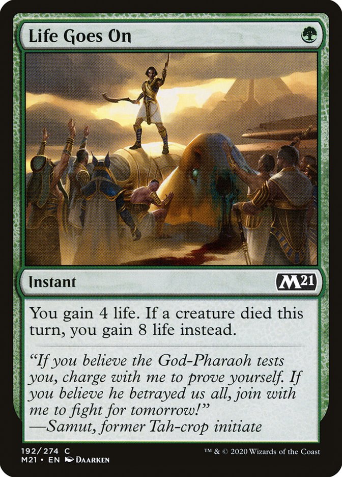 Life Goes On [Core Set 2021] - The Mythic Store | 24h Order Processing
