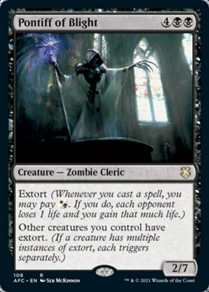 Pontiff of Blight [Dungeons & Dragons: Adventures in the Forgotten Realms Commander] - The Mythic Store | 24h Order Processing