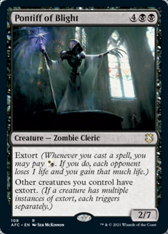 Pontiff of Blight [Dungeons & Dragons: Adventures in the Forgotten Realms Commander] - The Mythic Store | 24h Order Processing