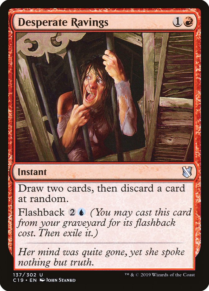 Desperate Ravings [Commander 2019] - The Mythic Store | 24h Order Processing