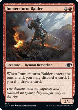 Immersturm Raider [Jumpstart 2022] - The Mythic Store | 24h Order Processing