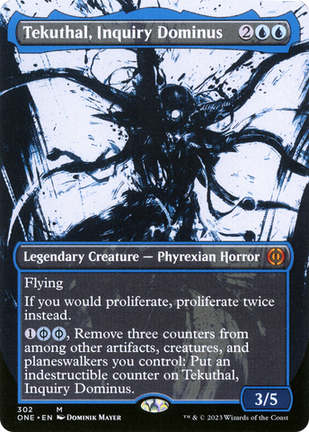 Tekuthal, Inquiry Dominus (Borderless Ichor) [Phyrexia: All Will Be One] - The Mythic Store | 24h Order Processing