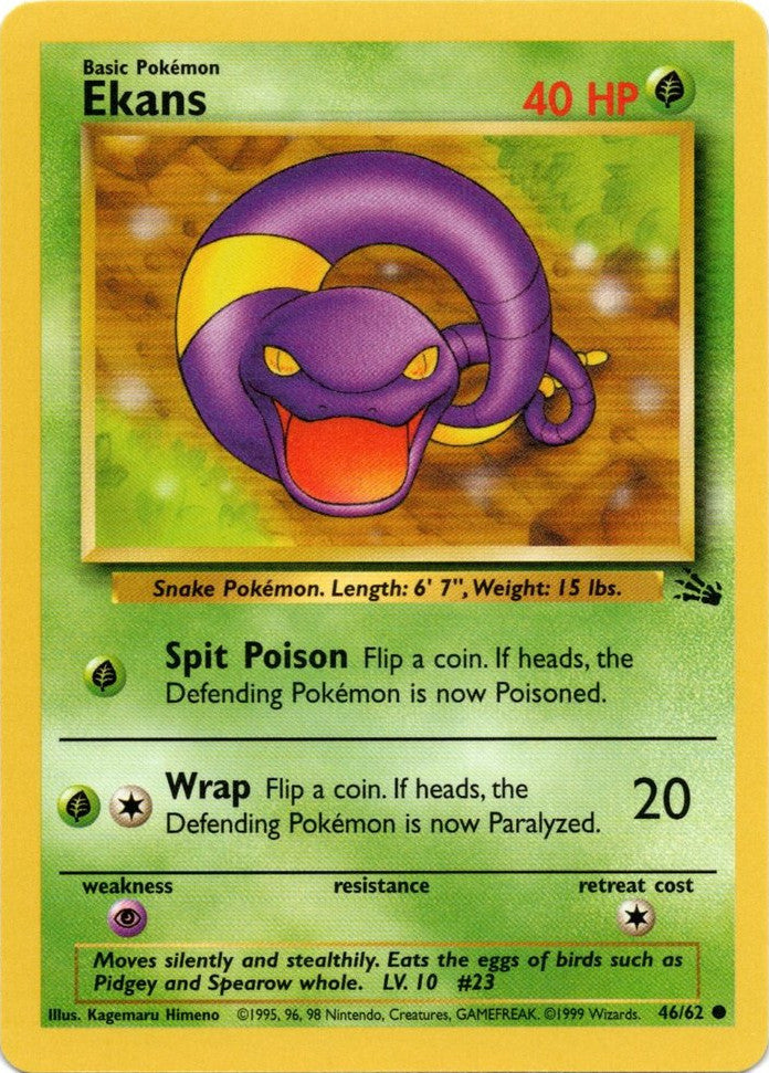 Ekans (46/62) [Fossil Unlimited] - The Mythic Store | 24h Order Processing