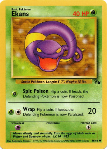 Ekans (46/62) [Fossil Unlimited] - The Mythic Store | 24h Order Processing