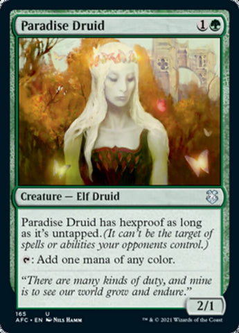 Paradise Druid [Dungeons & Dragons: Adventures in the Forgotten Realms Commander] - The Mythic Store | 24h Order Processing