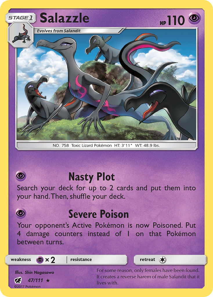 Salazzle (47/111) [Sun & Moon: Crimson Invasion] - The Mythic Store | 24h Order Processing