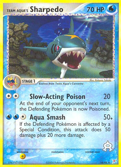 Team Aqua's Sharpedo (18/95) [EX: Team Magma vs Team Aqua] - The Mythic Store | 24h Order Processing