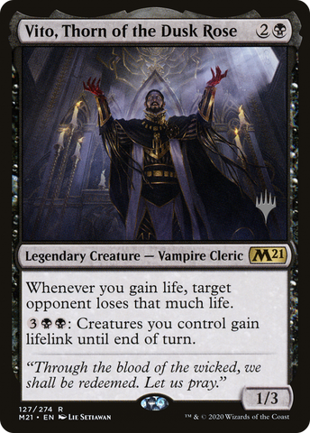 Vito, Thorn of the Dusk Rose (Promo Pack) [Core Set 2021 Promos] - The Mythic Store | 24h Order Processing