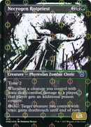 Necrogen Rotpriest (Borderless Ichor Step-and-Compleat Foil) [Phyrexia: All Will Be One] - The Mythic Store | 24h Order Processing