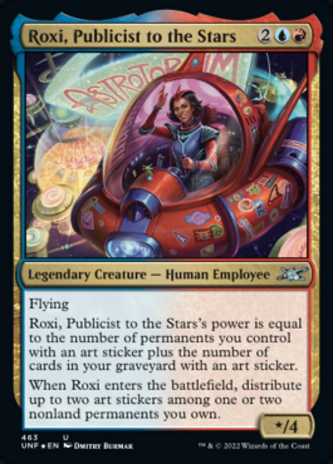 Roxi, Publicist to the Stars (Galaxy Foil) [Unfinity] - The Mythic Store | 24h Order Processing
