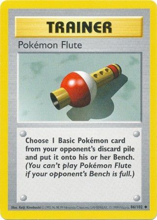 Pokemon Flute (86/102) [Base Set Shadowless Unlimited] - The Mythic Store | 24h Order Processing
