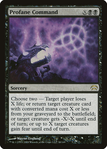 Profane Command [Planechase] - The Mythic Store | 24h Order Processing