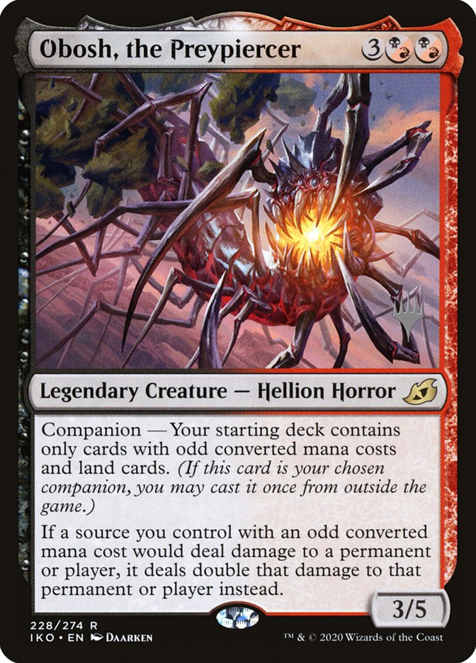 Obosh, the Preypiercer (Promo Pack) [Ikoria: Lair of Behemoths Promos] - The Mythic Store | 24h Order Processing