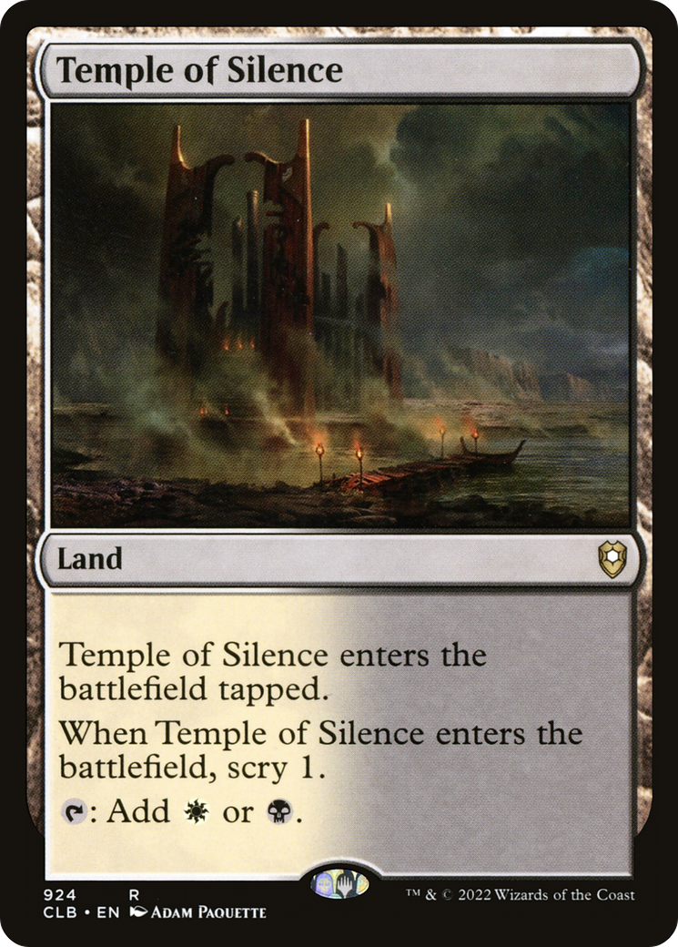 Temple of Silence [Commander Legends: Battle for Baldur's Gate] - The Mythic Store | 24h Order Processing