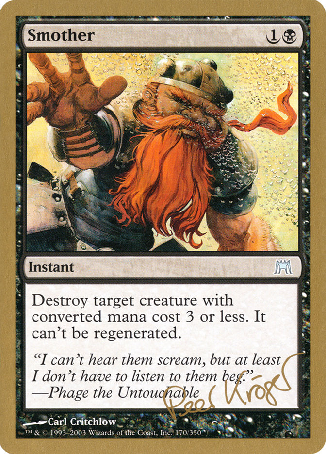 Smother (Peer Kroger) [World Championship Decks 2003] - The Mythic Store | 24h Order Processing