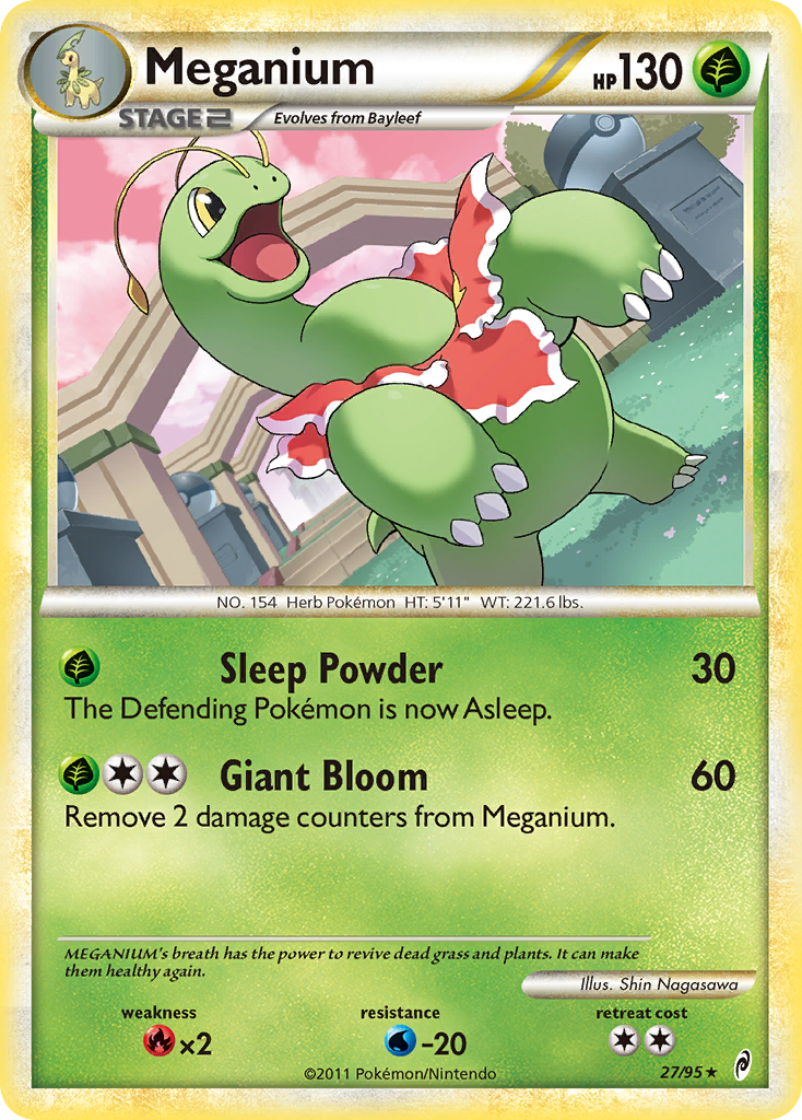 Meganium (27/95) [HeartGold & SoulSilver: Call of Legends] - The Mythic Store | 24h Order Processing