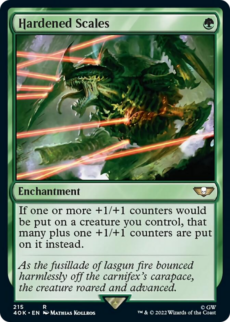 Hardened Scales (Surge Foil) [Warhammer 40,000] - The Mythic Store | 24h Order Processing