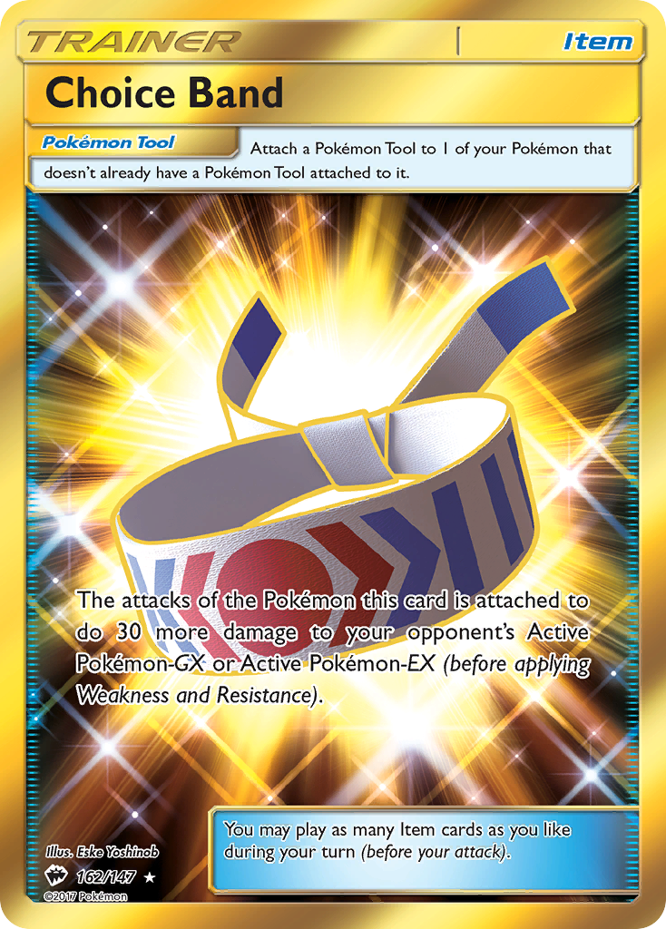 Choice Band (162/147) [Sun & Moon: Burning Shadows] - The Mythic Store | 24h Order Processing