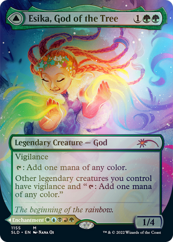 Esika, God of the Tree // The Prismatic Bridge (Borderless) [Secret Lair: From Cute to Brute] - The Mythic Store | 24h Order Processing